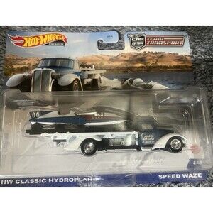 Hot Wheels Team Transport HW Classic Hydroplane & Speed Waze HI-PO